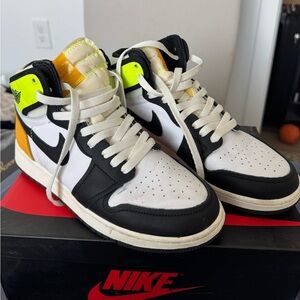 Women’s Nike Air Jordan 1 Retro High OG "Volt Gold" sneaker